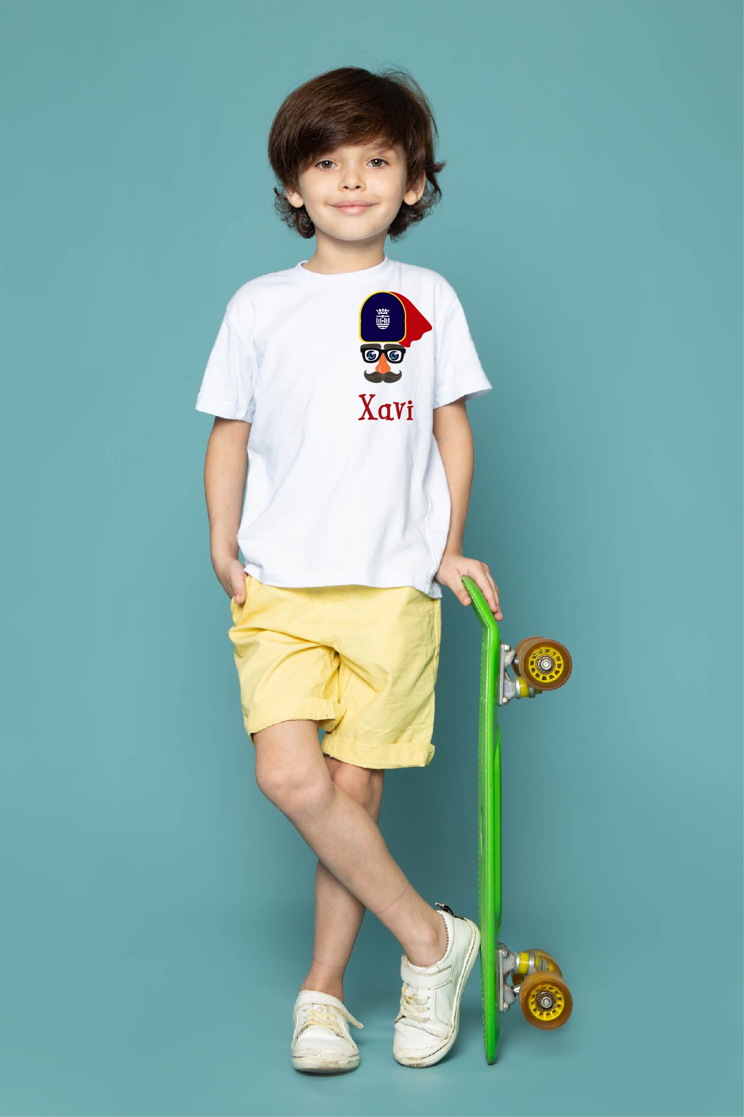 Camiseta blanca cara Tio de la Porra