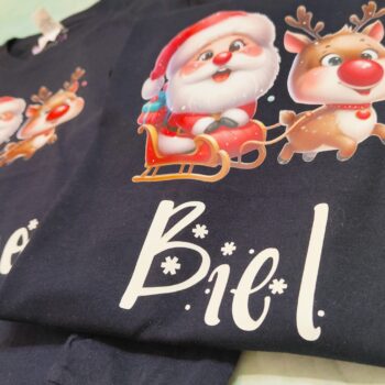 Camiseta infantil Navideña Santa Claus