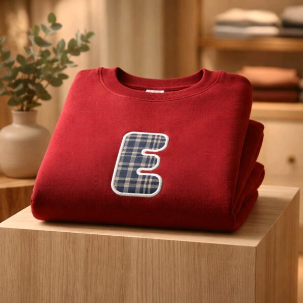 Sudadera inicial tela pañuelo fallero infantil