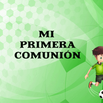 Libro de comunión Futbol, fotos y firmas